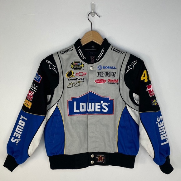 Lowes Varsity Nascar Jacket Youth Size 